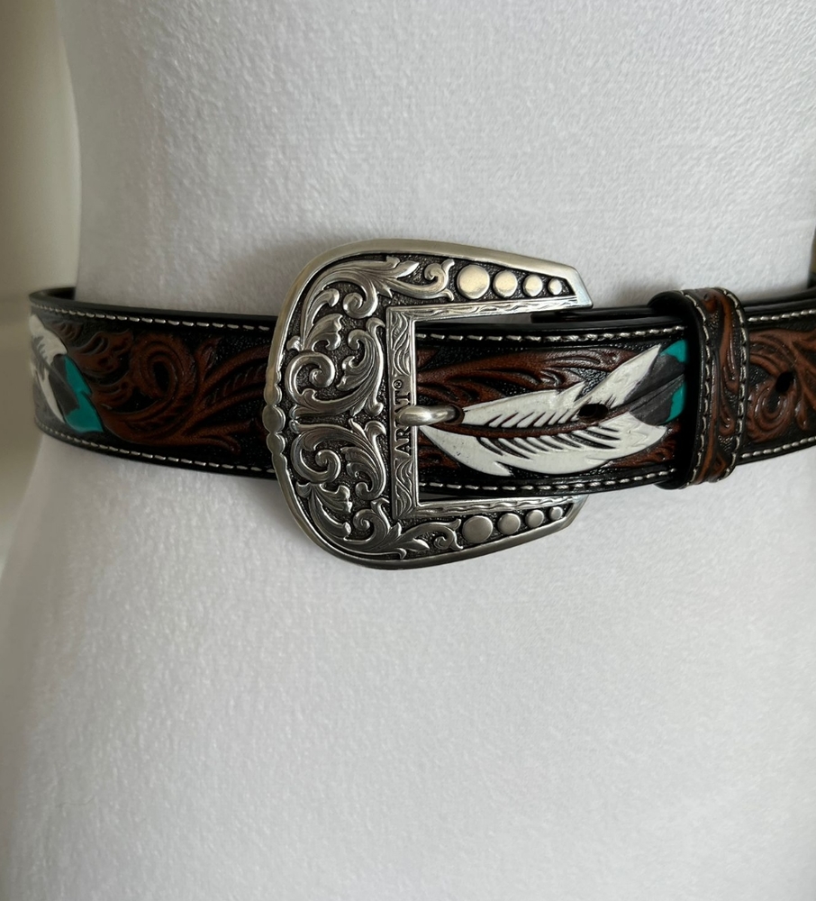 2007 Ariat Women's Feather Belt, Size 32